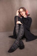 جوراب بالای زانو طرح پیشی (گربه ای)