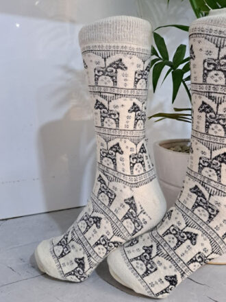 جوراب نیم ساق طرح اسب