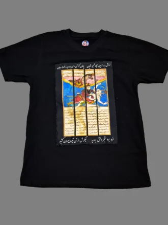 تیشرت طرح شاهنامه رزم رستم با دیو سپید